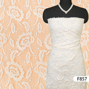 Francés puro caro multicolor plano bordado Color bordado tul tela adecuada para mujer ropa de noche tela - Product Image 5