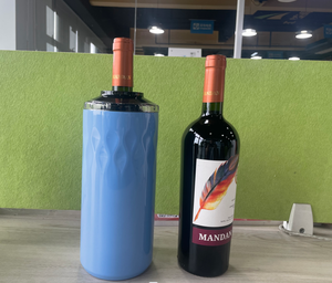 2023 nuevo estilo personalizado de acero inoxidable metail enfriador de vino enfriador cubo <span class=keywords><strong>brumate</strong></span> accesorios de vino para amantes del vino - Product Image 3