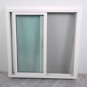 หน้าต่างบานเลื่อน UPVC แบบติดตั้งสไตล์อเมริกัน คุณสมบัติกันเสียง ดีไซน์มินิมอล สำหรับระเบียงแบบปิด - Product Image 1