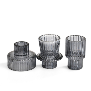 Modern Colorful <strong>Glass</strong> <strong>Candle</strong> <strong>Holder</strong> for Taper <strong>Glass</strong> Candlestick Wholesaler - Product Image 4