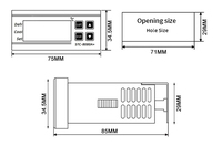 Contrôleur de température électronique intelligent STC-8080A+ pour instruments de dégivrage de réfrigérateurs et de chambres froides