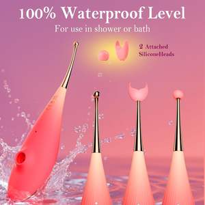 性玩具阴蒂振动器-2合1阴蒂吸盘g点振动器，带7个抽吸和振动模式，成人玩具 - Product Image 5