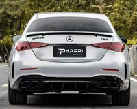 Nuevo Parachoques de Material PP al por Mayor con Puntas de Escape para Mercedes Clase C W206 2022-2024, Estilo C63 AMG, de Atornillar