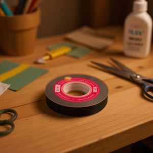 Cinta de Grosgrain Negra de 1.0cm x 15 yardas para Manualidades - Product Image 2