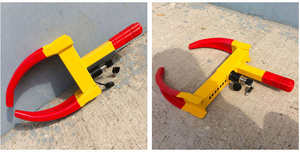 Juego <span class=keywords><strong>de</strong></span> bloqueo <span class=keywords><strong>de</strong></span> abrazadera <span class=keywords><strong>de</strong></span> rueda <span class=keywords><strong>de</strong></span> coche <span class=keywords><strong>de</strong></span> acero portátil ajustable <span class=keywords><strong>antirrobo</strong></span> profesional <span class=keywords><strong>de</strong></span> fabricación ALTERTOOL a la venta - Product Image 3