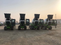 Nouvelle bétonnière autochargeante avec pompe, moteur, boîte de vitesses et couple élevé - Garantie 1 an
