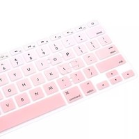 Verkaufsschlager: Farbverlauf Hellrosa Silikon-Tastaturabdeckung für MacBook Air 13" 15" 17 Pro mit Retina-Schutz Laptop