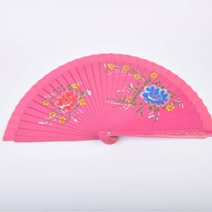 中国古风古典旗袍舞台走秀表演折扇跨境双面西班牙式 - Product Image 6