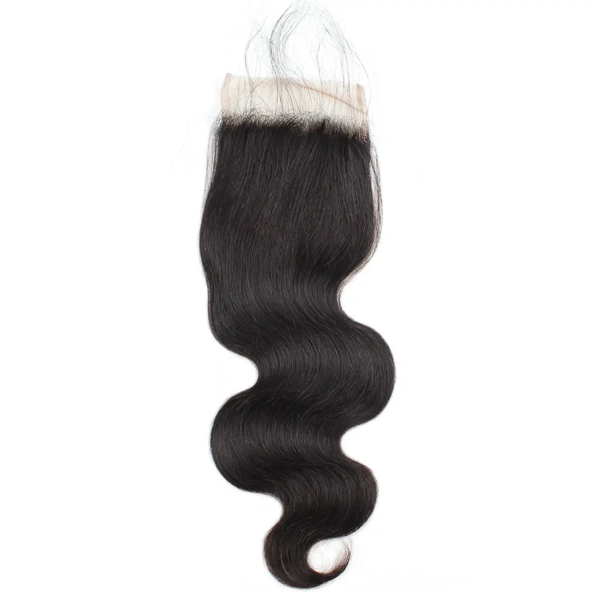 Top Quality silky bodywave lace closure human hair closure weave size 4x4 Lace closure hair