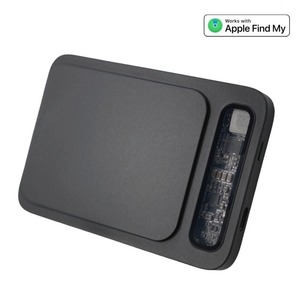 Batterie externe magnétique en alliage d'aluminium USB <span class=keywords><strong>pour</strong></span> AirTag, compatible avec la fonction Localiser de l'iPhone, personnalisable - Product Image 4