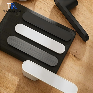 Serrure de porte magnétique minimaliste italienne Porte intérieure en bois Poignée de porte de chambre Silencieuse Serrure écologique simple - Product Image 1