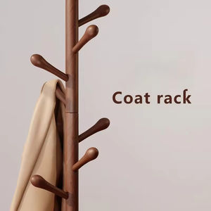 Vendita calda appendiabiti con 8 ganci <span class=keywords><strong>per</strong></span> vestiti cappotti <span class=keywords><strong>gonne</strong></span> borse autoportanti in legno appendiabiti JY-CR001 - Product Image 5