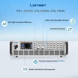 โหลดอิเล็กทรอนิกส์แบบปรับค่าได้ 0-2250V 0-25A 18KW ความแม่นยำสูง ประสิทธิภาพ 95% แบบสามสายอินพุตสำหรับการทดสอบ - Product Image 5