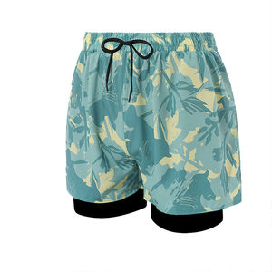 Pantalones Cortos Deportivos para Hombre, Pantalones Cortos de Playa de Doble Capa Anti-rozaduras, Secado Rápido, Talla Grande, Ropa de Natación para Aguas Termales y Correr - Product Image 6