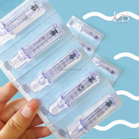 Injection de lipofiller pour comblement des lèvres, ampoule plastique 0,5 ml et 0,3 ml TBZBK