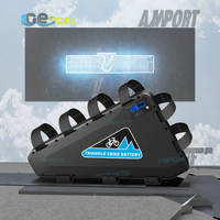 Batterie au lithium Triangle 2500W-8000W pour vélo électrique, stock UK, 48V-72V, capacité 20Ah-40Ah