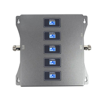 Amplificateur de signal de téléphone portable 5 bandes 70dB 700/800/850/900/1700/1800/1900/2100/2600 Répéteur de réseau mobile Amplificateur de signal 5G 4G 3G