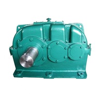 Réducteur de vitesse série ZLY 250 à 3 étages, boîte de vitesses hélicoïdale cylindrique, plaque en acier soudée, surface de denture renforcée, colonne conique