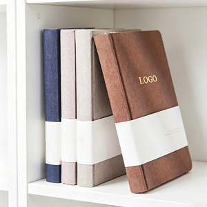 Quaderno in Lino e Pelle A5 Personalizzato <span class=keywords><strong>con</strong></span> Logo, Rilegatura a <span class=keywords><strong>Filo</strong></span>, Diario Quotidiano, Copertina Stampata a Quattro Colori per Ordini all'Ingrosso OEM - Product Image 2