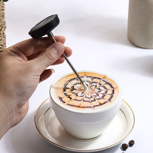 Thermomètre à affichage numérique zeroHero pour café et thé infusés à la main Design moderne avec mousse de lait et caractéristiques de pause de fleurs - Product Image 5