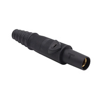 Connecteur Mini Camlock 600V 150A, Prise Femelle Inline à Broche Unique de Type Cam pour Câble 10-25MM² # 8- # 4 AWG)