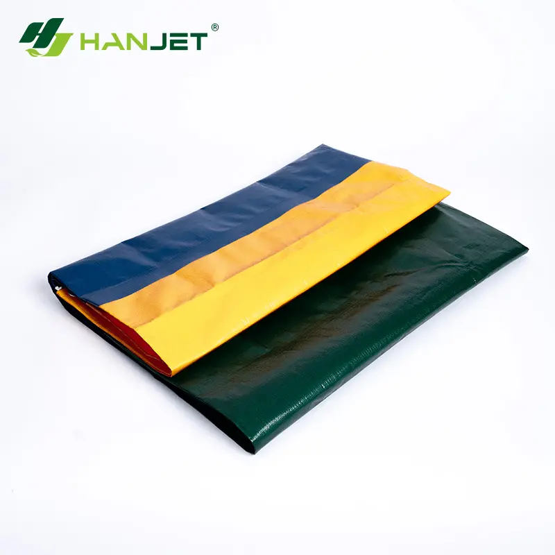 Hanjet PE Tarpaulin bìa và Tarp CuộN nhà máy nhà sản xuất Grs Rosh đạt được tất cả các GSM màu sắc và kích thước có sẵn