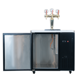Distributore di birra alla spina <span class=keywords><strong>professionale</strong></span> 3-Tap tipo T con doppio sistema di raffreddamento e torre in acciaio inossidabile resistente - Product Image 5