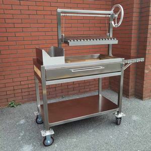 Parrilla Asado de 40" con Nuevo Diseño de Acero Inoxidable a Leña y Carbón con Brasero Estilo Santa María <span class=keywords><strong>Argentina</strong></span> - Product Image 3