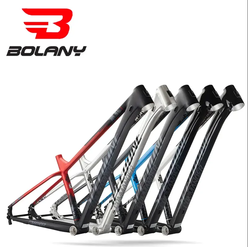 BOLANY Racetrack Bike Off-Road Frame 29 pulgadas Ultralight Aluminio Enrutamiento interno 142x12mm Thru Axle Mountain Bike Hardtail Frame