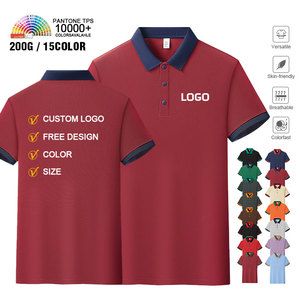 Polo de <span class=keywords><strong>travail</strong></span> unisexe pour restaurant, design usine, pour serveurs de restauration rapide, pizzeria, hôtel, femmes et hommes - Product Image 1