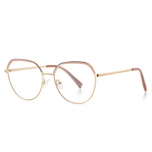 2023 Luxury Cheap And Good Grade Frame Most Popular Mens Xtra Small Metal Over Readiing Metal Man Glasses Uv Blue Light Glasses