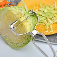 Nieuwe verkoop roestvrijstalen handmatige multifunctionele schiller hoogwaardige schaafmachine voor thuiskeuken, aardappel-, fruit- en koolvormer