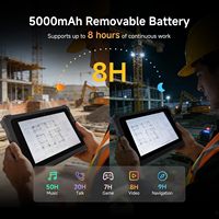 Tablette robuste 10,1 pouces RT10J, Windows 11 Pro, tablette PC industrielle, Intel Celeron, étanche, tablette de collecte de données sur le terrain en extérieur