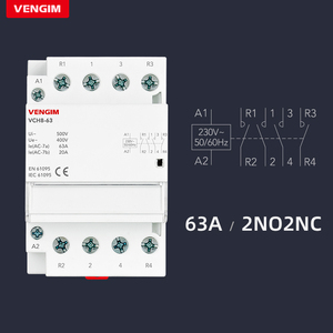 VCH8-63/4P DIN Rail AC220V อัตโนมัติในครัวเรือน AC แบบแยกส่วน/230V 4P 63A 4NO/2NO2NC 50/60Hz L34 - Product Image 3