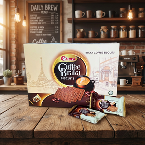 Offre d'échantillon gratuit : Biscuits Libra Coffee Braka 360g, rectangulaires, croustillants, saveur sucrée, boîte, ODM OEM, fabriqué au Vietnam - Product Image 2