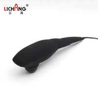 LICHANG Dolphin Handgehaltener Elektrischer Vibrations-Ganzkörper-Massagehammer Perkussions-Fitness-Massagegerät mit Wärmefunktion