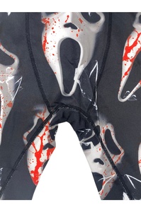 Shorts personnalisés pour hommes à motif crâne, séchage rapide, taille élastique, décontractés, imprimés numériquement en polyester - Product Image 6