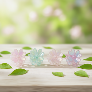 Fermaglio per capelli a forma di quadrifoglio da 8 cm, accessorio per capelli per donne e ragazze - Product Image 2