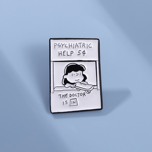 Broche en émail rétro de personnage d'anime <span class=keywords><strong>Lucy</strong></span>, badge de sac à dos de dessin animé, accessoires de mode pour vêtements, cadeau - Product Image 1