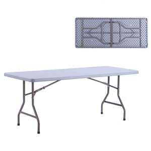 M1934 Mesa Plegable de Polietileno de Alta Densidad 200 x 90 x 74 h cm, Suministros al por Mayor para Restaurantes - Product Image 1