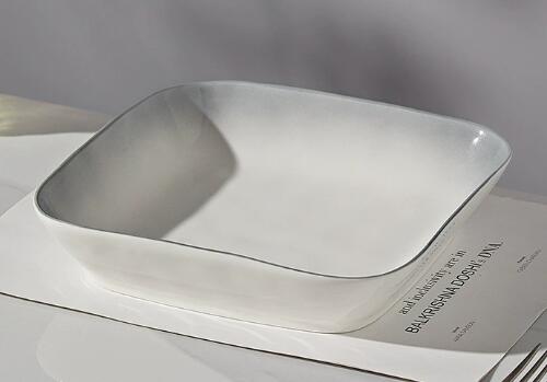 grey 8 inch plate