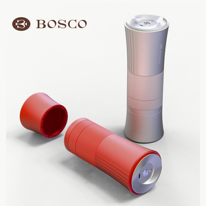 เครื่องบดกาแฟแบบพกพา Bosco ดีไซน์เพรียวบาง ผลิตจากอะลูมิเนียมและสแตนเลส ใบมีดขนาด 38 มม. สำหรับใช้ในครัวเรือนและโรงแรม รุ่น Bc-a1002 - Product Image 2