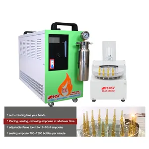 Nieuwe Ontwerp Automatische Knalgas Tip Seal Methode Lab Glas Ampullen Afdichting Ampule Sealer Machine Voor Cosmetica Productie