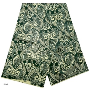 Batik africano orgánico Uni cera impresa tela tejida ropa <span class=keywords><strong>textil</strong></span> y bolso camisas para niñas estilo de taparrabos holandés Original - Product Image 1