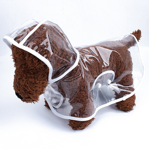 Fournitures pour animaux de compagnie Chien Imperméable Mode EVA <span class=keywords><strong>Poncho</strong></span> En Plastique Transparent <span class=keywords><strong>Teddy</strong></span> Petit et Moyen Chien Nouveau Voyage pour Enfants En Plein Air Étanche - Product Image 3