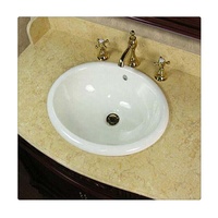Sinoscenery – Plans de toilette en marbre beige naturel de style moderne avec trous pour lavabo, pour usage hôtelier, garantie à vie