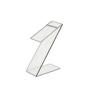 6 "scarpa Riser Z Forma Inclinato Acrilico Contro Parte Superiore Del Basamento con Heal di Arresto - Product Image 3