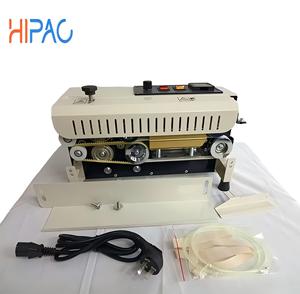 Sellador de bolsas semiautomático continuo multifunción FR440, sellador térmico de papel de aluminio para bolsas de alimentos de papel de plástico pequeño - Product Image 4