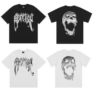 เสื้อยืดแนวสตรีทฮิปฮอปแนวสตรีทเสื้อยืดสีดำแนวสตรีทฮิปฮอปสะท้อนแสง3เมตรลายแมลงปอสีควันทรงหลวมจาก Revenge Avengers - Product Image 2