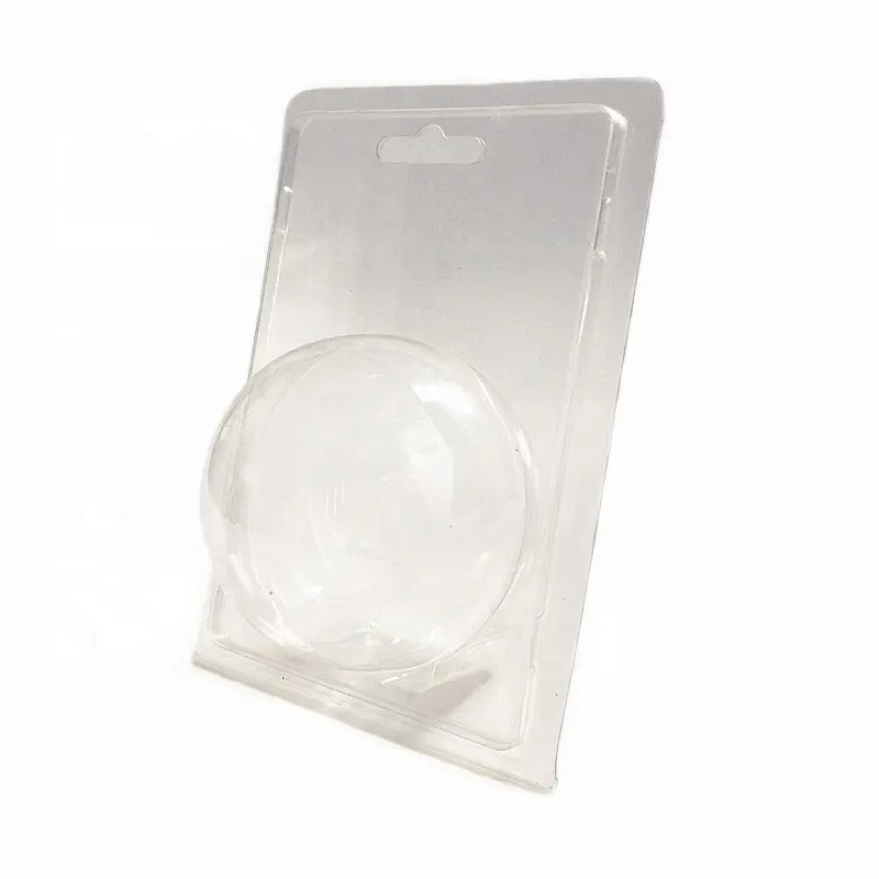 Clear Customizable PET Custom Fold Stand Up Clamshell Packaging Blister Pack For Electronic